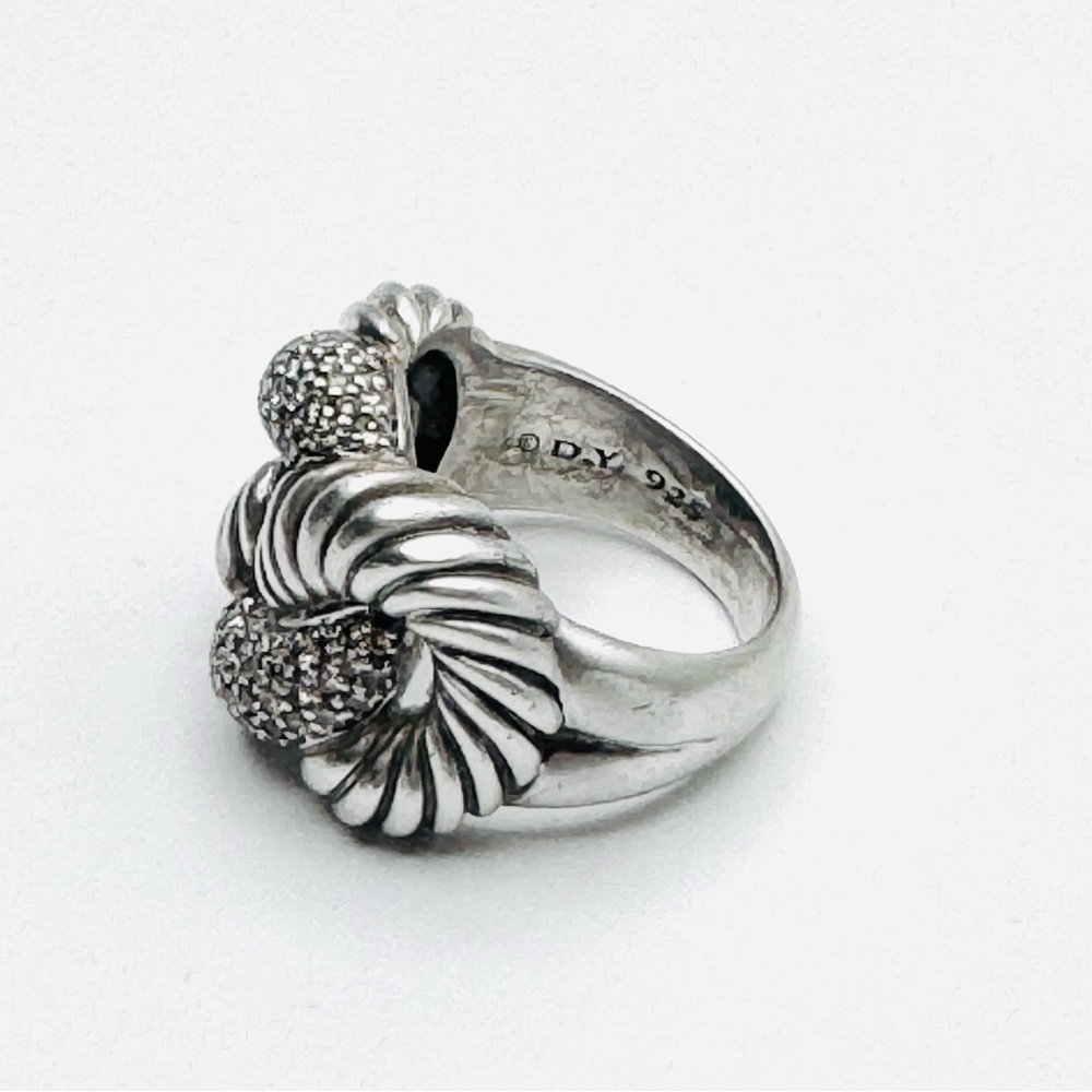 David Yurman Large Cordelia Ring With Diamonds - Picture 8 of 8